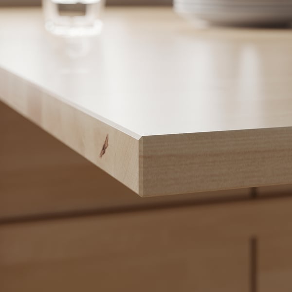 NORDEN Mesa abatible, abedul, 10 1/4/35/59 7/8x31 1/2 "