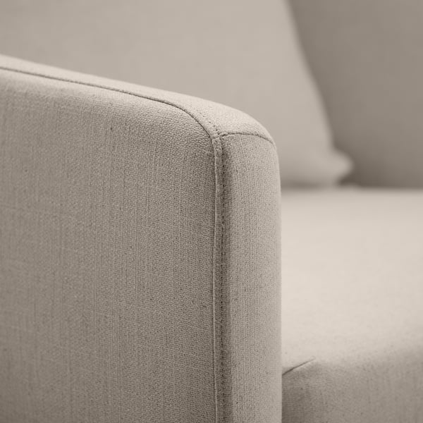 NORDKROKEN Sillón reclinable giratorio, Gransel natural