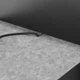 NORDLI Base de cama+almacenamiento+colchón, con cabecera antracita/Vågstranda felpa, Tamaño queen