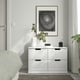 NORDLI Gavetero de 4 cajones, blanco, 31 1/2x20 7/8 "