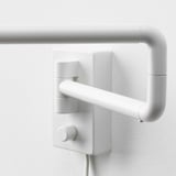 NYMÅNE Aplique+brazo pivotante, blanco