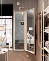 NYMÅNE Aplique+brazo pivotante, blanco