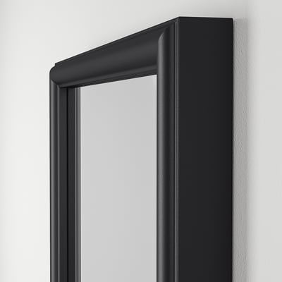 NYPONBUSKE Espejo, negro, 15 3/4x53 1/8 "
