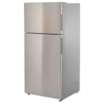 OLOFSFORS Refrigerador+congelador superior, acero inoxidable, 18.0 cu.ft