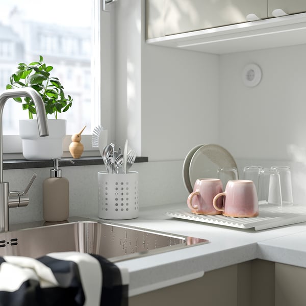 ORDNING Soporte para utensilios, blanco, 5 3/8 "