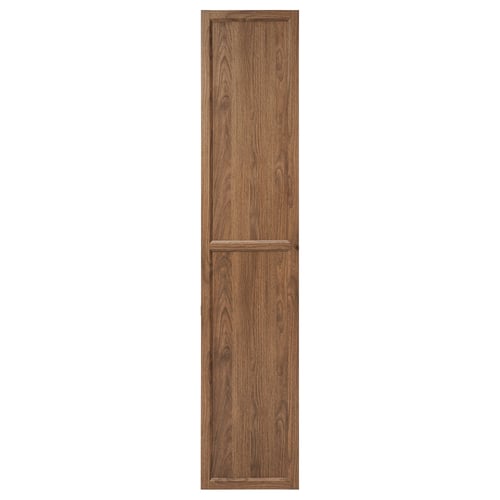 OXBERG Puerta, marrón efecto de nogal, 15 1/2x75 3/4 "