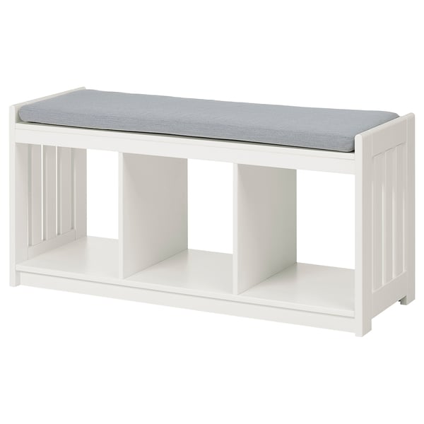 PANGET Banco con almacenaje, blanco