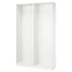 PAX 2 armazones de ropero, blanco, 58 7/8x13 3/4x93 1/8 "