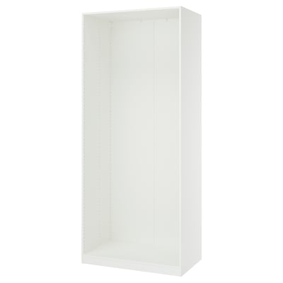 PAX Armazón de almacenaje de pared, blanco, 39 3/8x22 7/8x92 7/8 "
