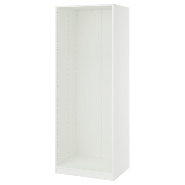 PAX Armazón de almacenaje de pared, blanco, 29 1/2x22 7/8x79 1/8 "