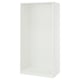 PAX Armazón de almacenaje de pared, blanco, 39 3/8x22 7/8x79 1/8 "