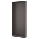 PAX Armazón de almacenaje de pared, gris oscuro, 39 3/8x13 3/4x92 7/8 "