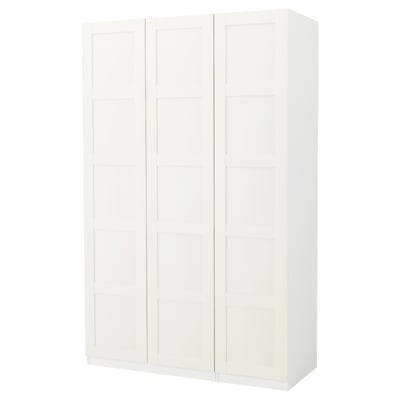 PAX / BERGSBO Combinación de armario, blanco/blanco, 59x23 5/8x93 1/8 "