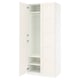 Opción: PAX / BERGSBO Combinación de armario, blanco/blanco, 39 3/8x23 5/8x93 1/8 "