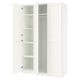 Opción: PAX / GRIMO Combinación de armario, blanco/blanco, 59x23 5/8x93 1/8 "