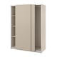 PAX / HASVIK Armario, beige grisáceo/beige grisáceo, 59x26x79 1/4 "