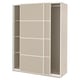 PAX / MEHAMN Armario, beige grisáceo/doble cara beige grisáceo, 59x26x79 1/4 "