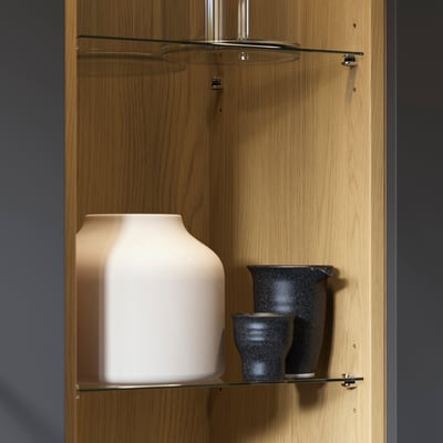 PAX Módulo central adicional, efecto de roble, 13 3/4x13 3/4x92 7/8 "