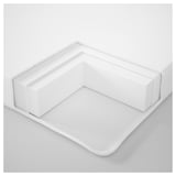 PELLEPLUTT Colchón espuma para cuna, 27 1/2x52 "