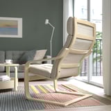 POÄNG Sillón, chapa de abedul/Gunnared beige