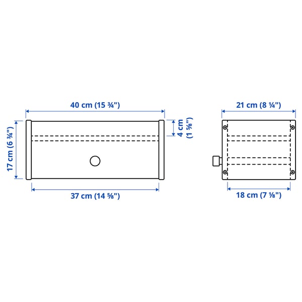 RAGGBERG Perchero+estante, pino, 15 3/4x8 1/4x6 3/4 "