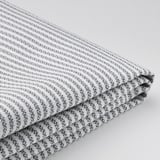 RAMNEFJÄLL Funda base de cama, Klovsta gris/blanco, Tamaño twin