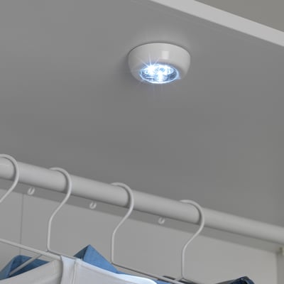 RAMSTA Mini lámpara LED, funciona con pilas blanco