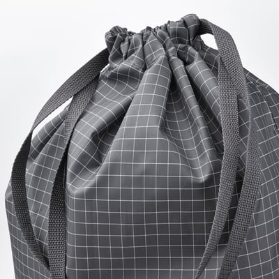 RENSARE Bolsa, a cuadros/negro, 11 ¾x15 ¾ "/2 gal