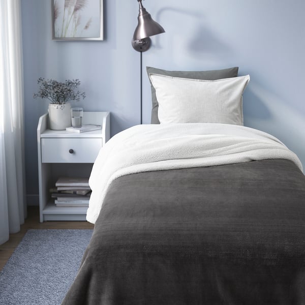 REVSUGA Cobija, gris, Twin/Twin extra largo