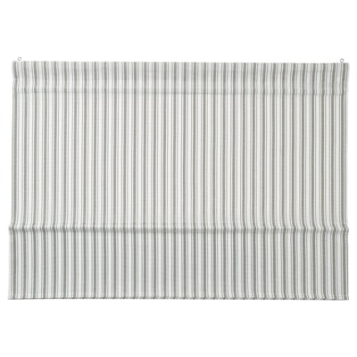 RINGBLOMMA Persiana romana, blanco/verde/a rayas, 48x63 "