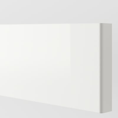 RINGHULT Frente de cajón, alto brillo blanco, 30x5 "