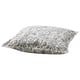 RODGERSIA Funda de almohada, gris/blanco, 26x26 "