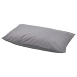 RÖNNVECKMAL Funda de almohada, gris, Tamaño queen