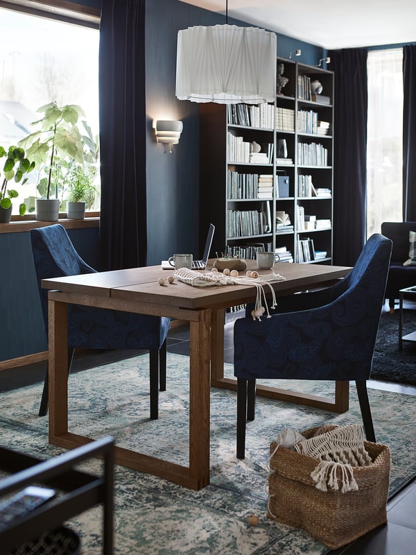 SAKARIAS Silla con reposabrazos, negro/Kvillsfors