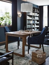 SAKARIAS Silla con reposabrazos, negro/Kvillsfors
