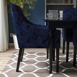 SAKARIAS Silla con reposabrazos, negro/Kvillsfors