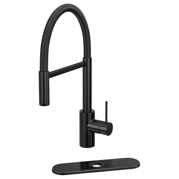 SALLSJÖN Grifo extensible+rociador, negro