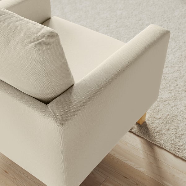 SALTSJÖBADEN Sillón, Fridtuna beige claro