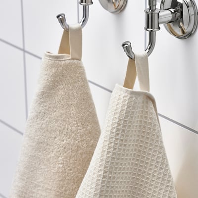 SALVIKEN Toalla de baño, natural, 28x55 "
