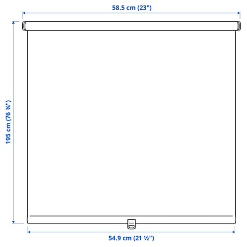 SANDVEDEL Persiana enrollable, beige, 23x76 ¾ "