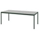 Opción: SEGERÖN Mesa, exterior, verde oscuro/gris claro, 35 7/8x83 1/2 "