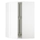 SEKTION Arm pared esquina+estante giratorio, blanco Enköping/blanco efecto madera, 26x15x40 "