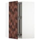 SEKTION Arm pared esquina+estante giratorio, blanco Hasslarp/marrón diestro, 26x15x40 "