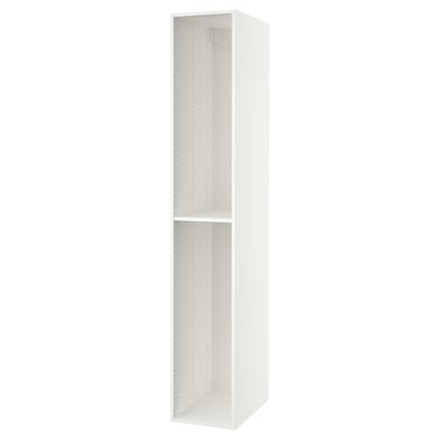 SEKTION Estructura de gabinete alto, blanco, 15x24x90 "