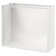 SEKTION Estructura de gabinete bajo, blanco, 36x14 3/4x30 "