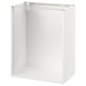 SEKTION Estructura de gabinete bajo, blanco, 24x14 3/4x30 "