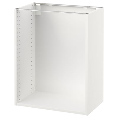 SEKTION Estructura de gabinete bajo, blanco, 24x14 3/4x30 "