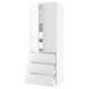 SEKTION Gabinete alto+2 prta/3 frnt/5 cjn, blanco/Ringhult blanco, 30x24x80 "