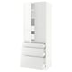 SEKTION Gabinete alto+2 prta/3 frnt/5 cjn, blanco/Ringhult blanco, 30x24x80 "