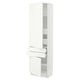 SEKTION Gabinete alto+2 puertas/2 frnt/4cjn, blanco/Vallstena blanco, 24x15x80 "